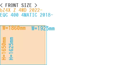 #bZ4X Z 4WD 2022- + EQC 400 4MATIC 2018-